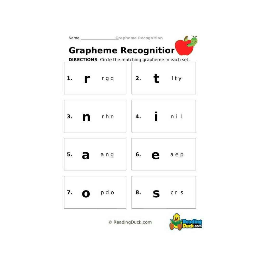 Elementary school Worksheet | Letter Circle