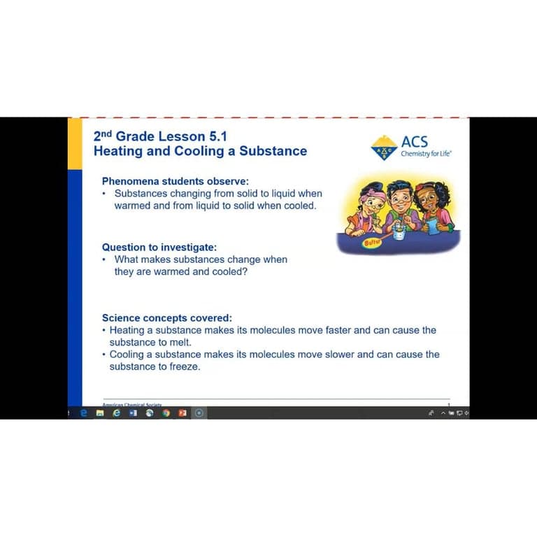 Elementary school Lesson Package | Changes Caused by Heating and Cooling