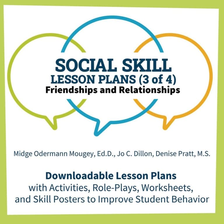 Elementary school Lesson Package | Social Skill Downloadable Lesson Plans: Friendships and Relationships (Set 3 of 4)