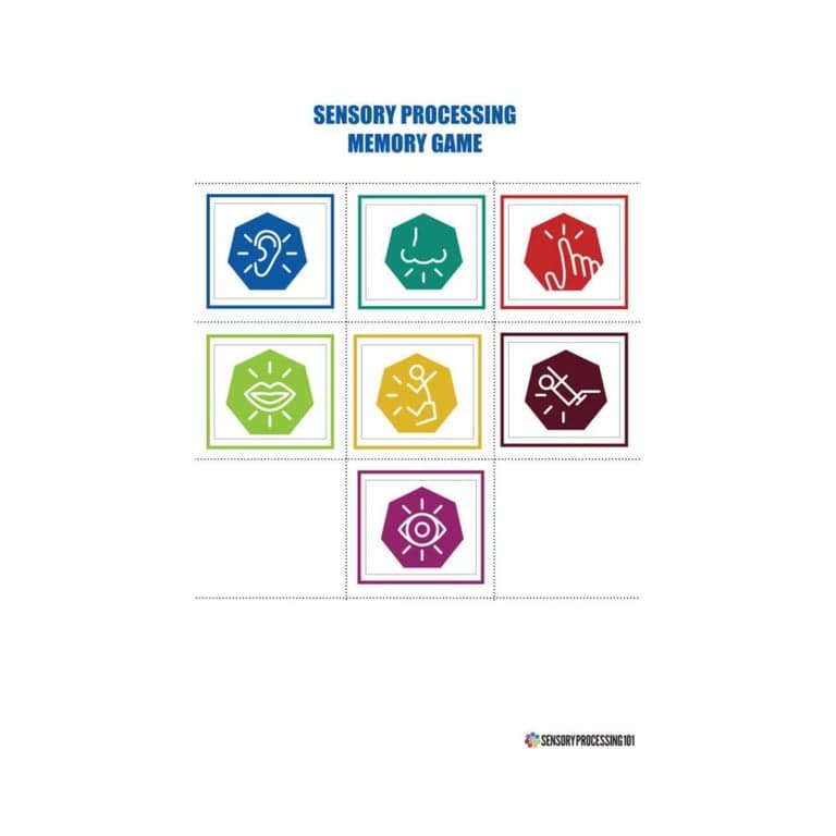 Elementary school Game | Sensory Processing Memory Game