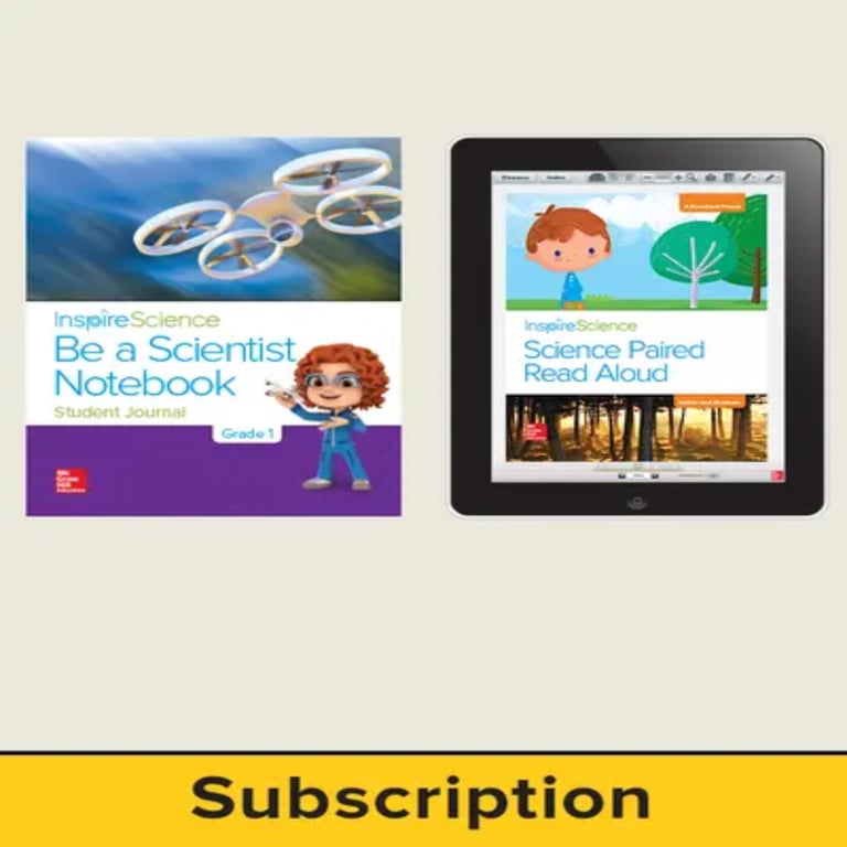 Elementary school Subscription | Inspire Science Grade 1, Online Student Center, 3-Year Subscription
