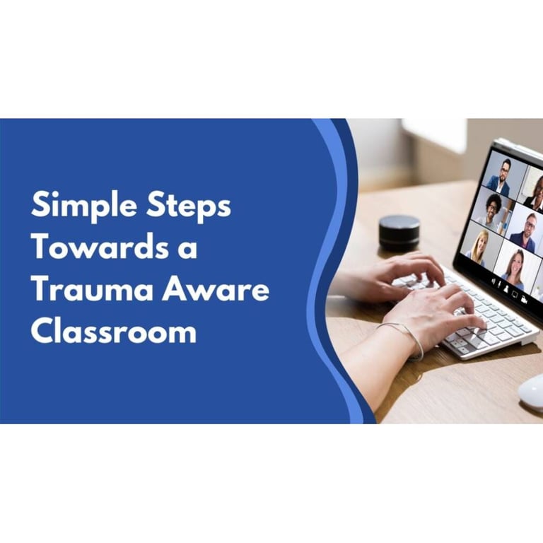 Elementary school Webinar | Simple Steps Towards a Trauma Aware Classroom
