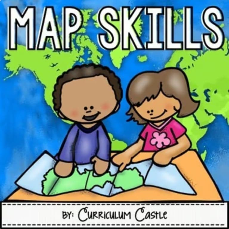 Elementary school Lesson Package | Map Skills Activities & Printables